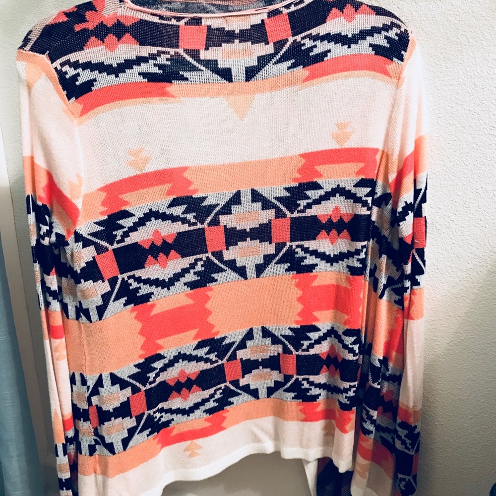 Aztec Draped Cardigan - Picture 3 of 3